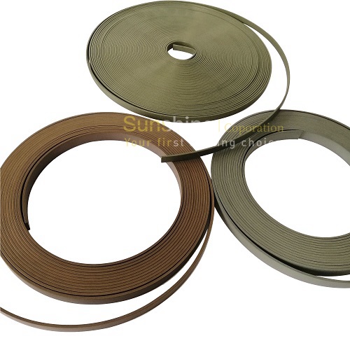 Brown or Gold Yellow Color PTFE Bronze Bearing Wear Strip Tape